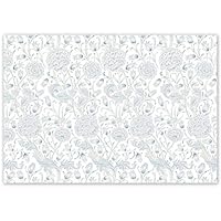 SIGNWIN Wall Mural Flower Pattern Removable Self-Adhesive Wallpaper Wall Decoration for Bedroom Living Room - 66x96 inches