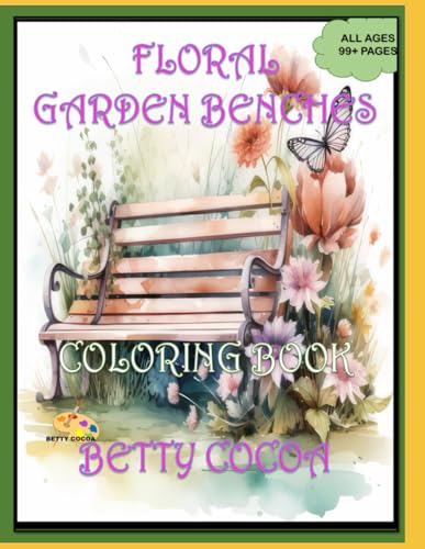 Floral Garden Benches