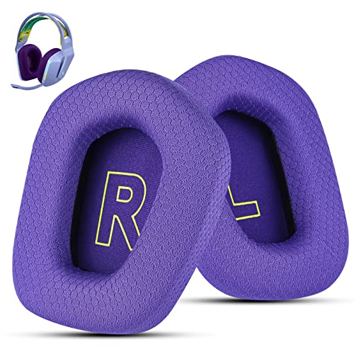 Wzsipod Fabric Replacement Ear Pads for Logitech G733 Gaming Headset, Also Fit Logitech G335 Wireless Headphone