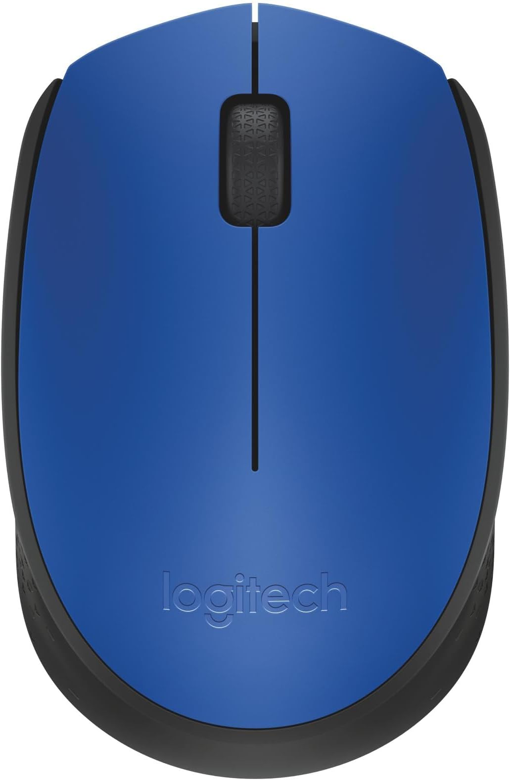 Logitech M171 Wireless Mouse for PC, Mac, Laptop, 2.4 GHz with USB Mini Receiver, Optical Tracking, 12-Months Battery Life, Ambidextrous - Blue
