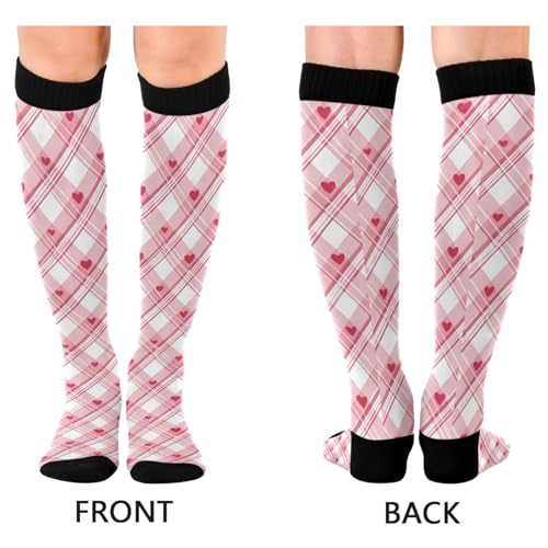 Image of Wusikd Pirate Skulls Compression Socks for Women and Men Circulation Cute Long Socks for Athletic Running 1