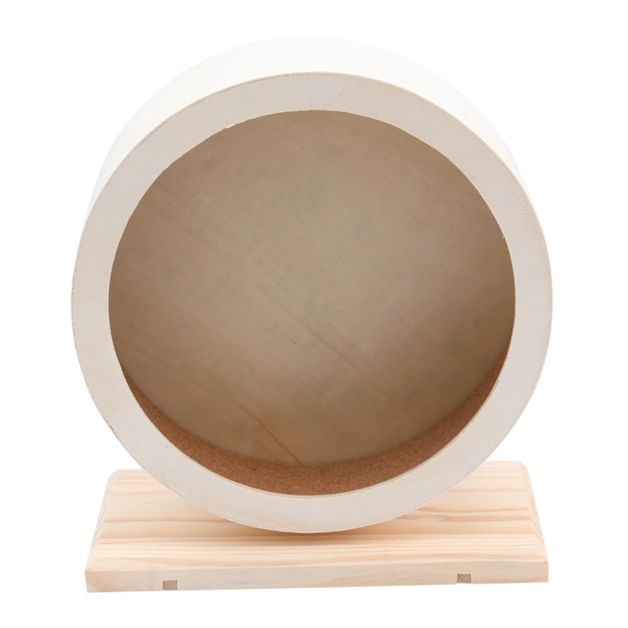 LIOOBO Wooden Non Run Exercise Wheel for Hamsters Hedgehogs Small Pets Durable Comfortable Pet Exercise for Training Toes Nails for Small Animals