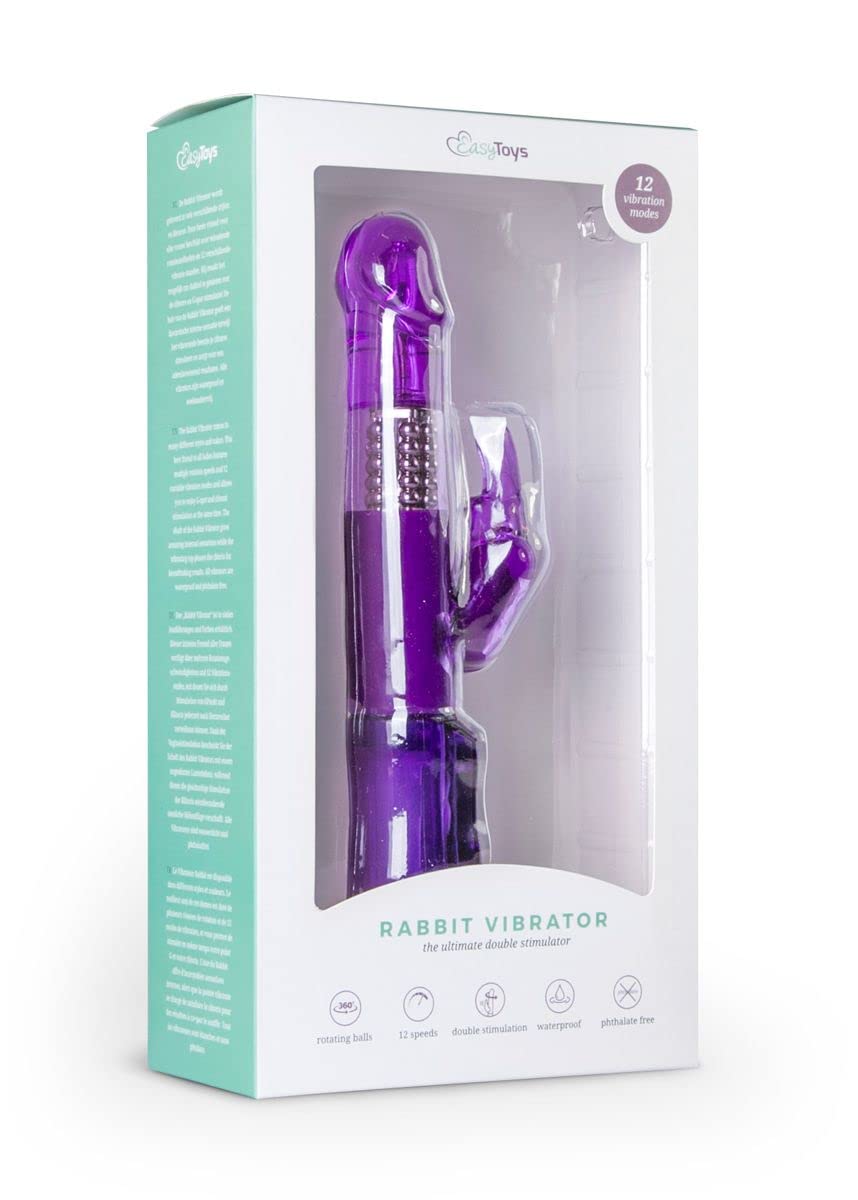 Teazers Massaggiatore Giocattoli erotici del sesso Vibratore Giocattoli del sesso - Vibratore di coniglio - viola massaggiatore