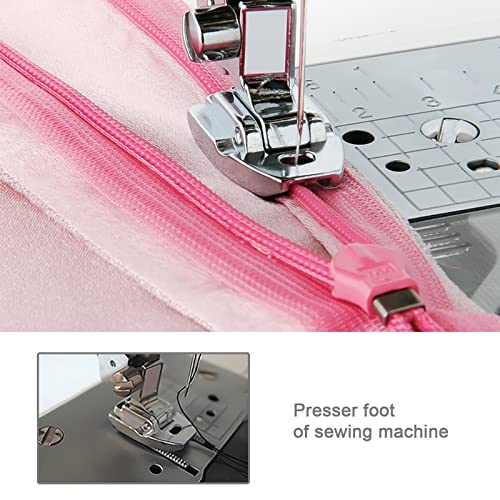EMSea 2PCS Presser Feet Invisible Zipper Sewing Machine Presser Foot Compatible with Brother Compatible with Singer Snap-On Sewing Machines Spare Parts - Image 2