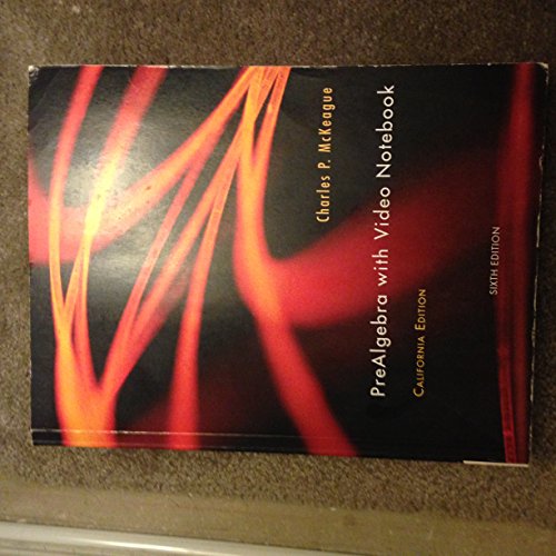 PreAlgebra with Video Notebook California Edition 1111741077 Book Cover