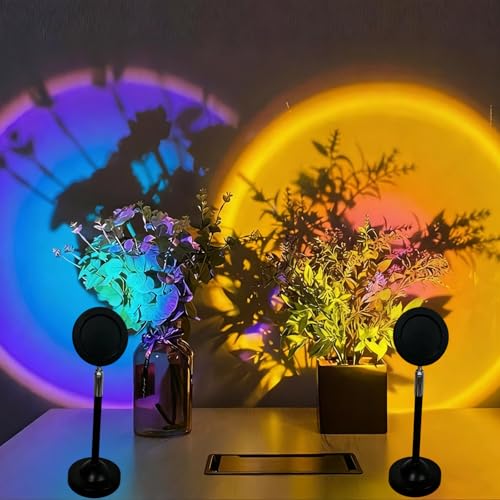 ZIRIKEDAI Sunset Lamp Projector – 16-Color RGB with Remote & Music Sync — view 3