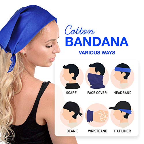 Bandana anti-transpiration coton Cloud9basic contre irritations - 3