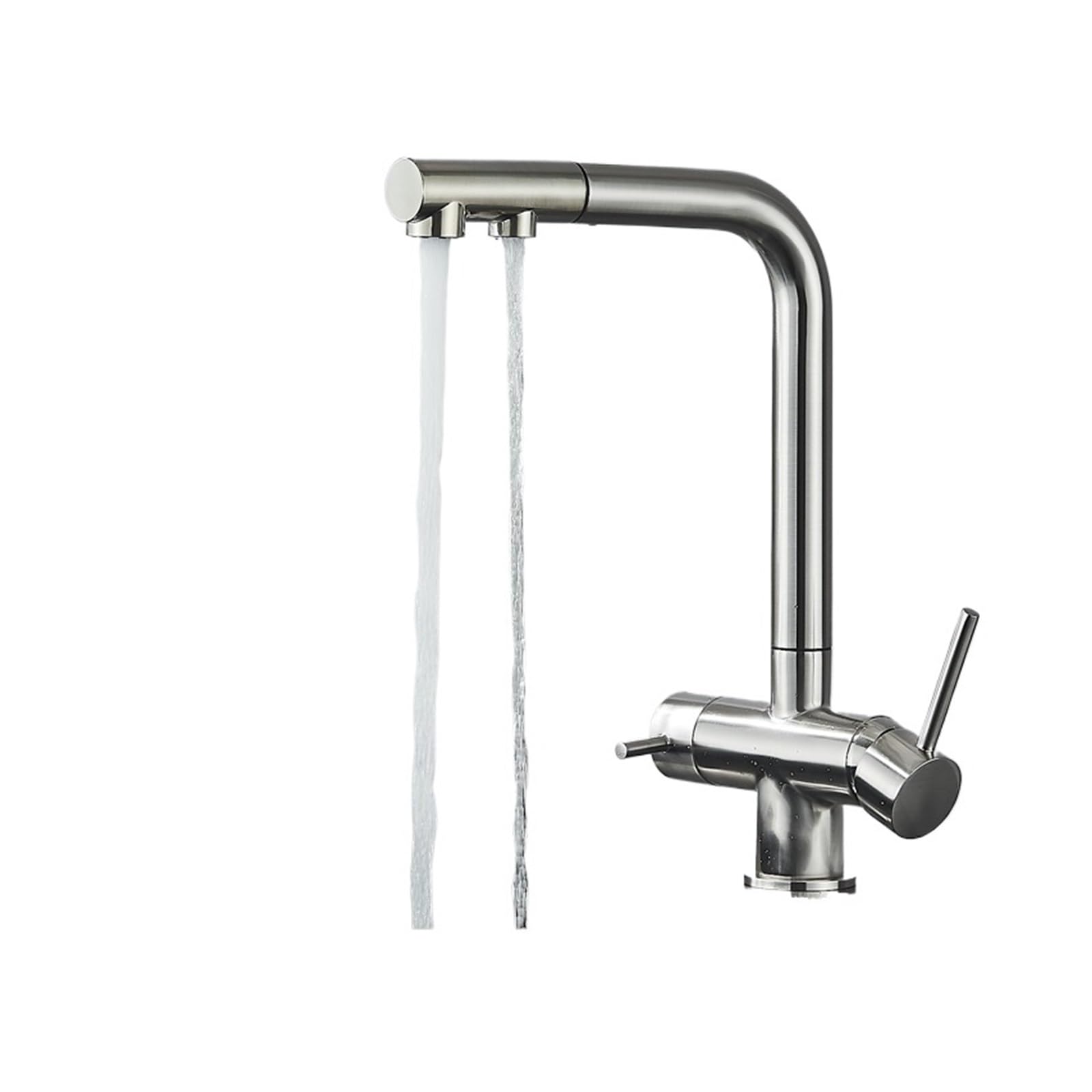 Grifo mezclador extraíble con purificación y giro de 360°