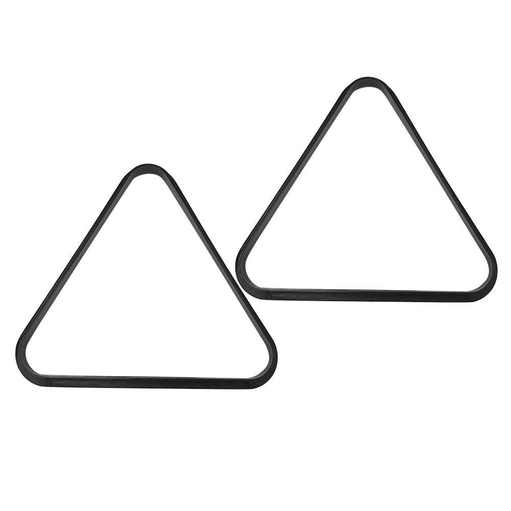 Alvinlite Cornice Triangolare per Palline da Biliardo, 2 Pezzi Rack da Biliardo Accessori per tavoli da Biliardo Professionali per Sport da Biliardo Americani/Britannici(US)