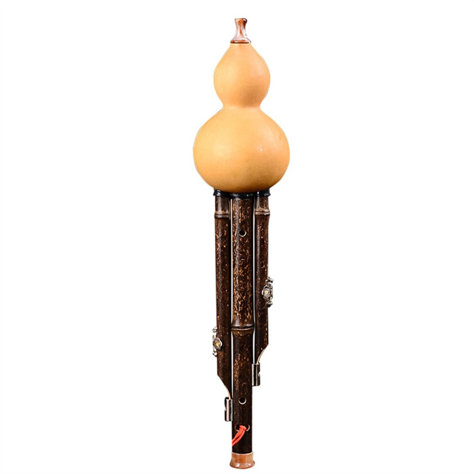 Chinesisches Nationales Blasinstrument Hulusi, Dreifarbige, Abnehmbare Kürbisflöte Professional Hulusi (Color : C key)