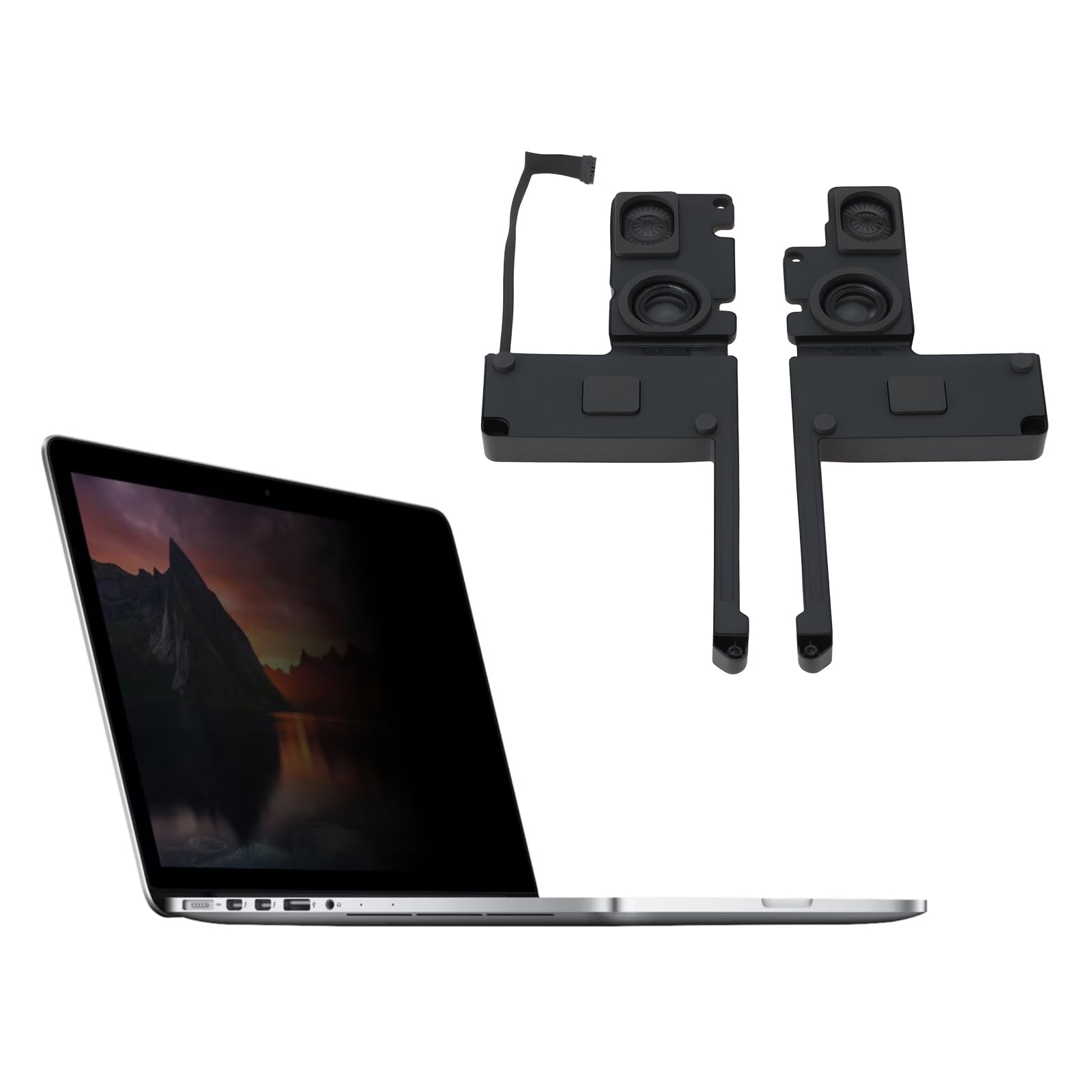 Haut-parleurs Gauche Et Droit pour Ordinateur Portable Compatible avec MacBook Pro Retina 15 Pouces A1398 (2012-2015)