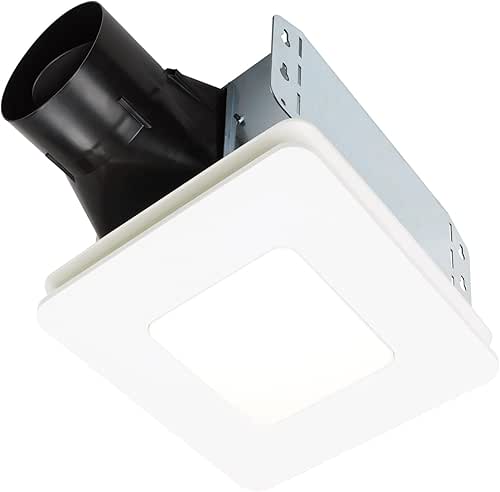 Broan-NuTone Bathroom Exhaust Fan with LED Light – Easy Retrofit