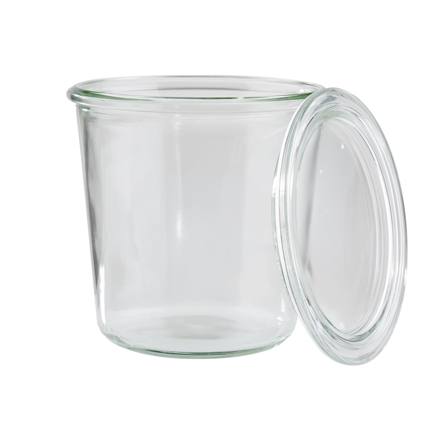APS 2 Original WECK słoiki na przetwory 580 ml z pokrywką, Ø 11 cm, wys. 11 cm, pojemnik na przetwory, dekoracyjny słoik na słodycze, słoik do przechowywania, nadaje się do mycia w zmywarce