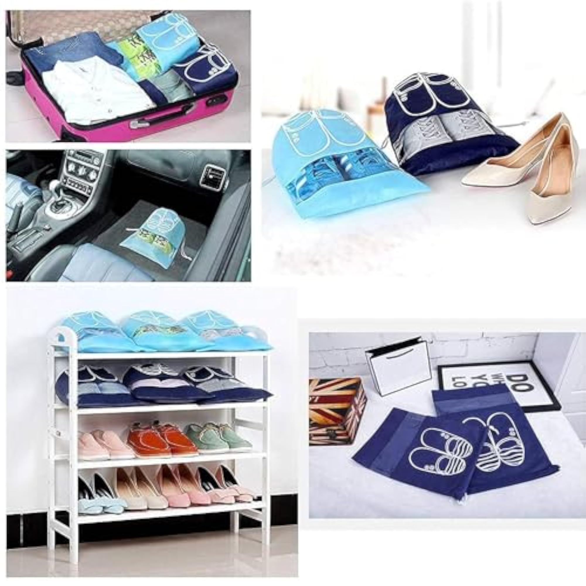 Transparent Shoe Cover Bag for Travel Accessories