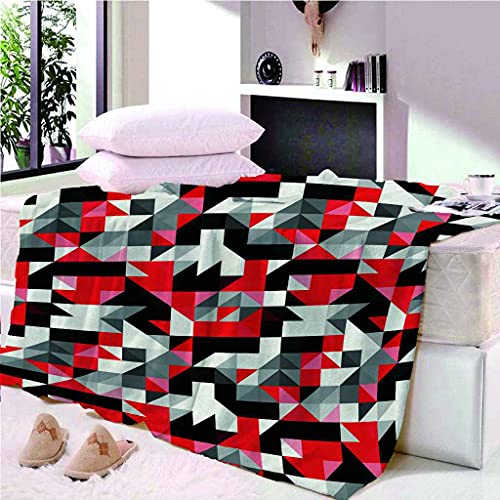 Plaid microfibre mosaïque pour des soirées cocooning au chaud - 3