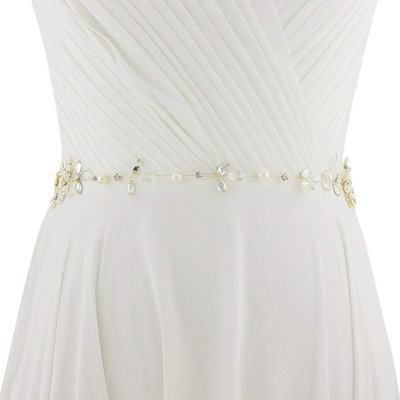 BOLAWOO-77 Damen Taille Kette Gürtel Mode Strass Hochzeit Braut Schlank ...