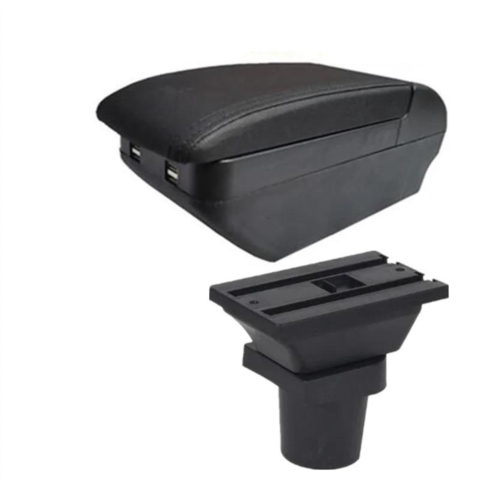 NMJLQW Storage Rack Car Armrest Central Storage Box Armrest Box Dedicated Retrofit Car Accessories For Colt PLUS(H black line)