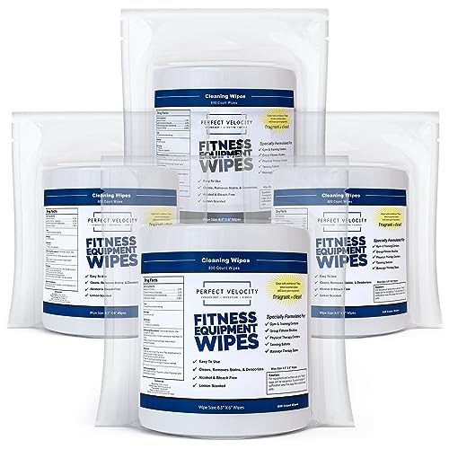 Perfect Velocity Fitness Gym Equipment Wipes - 4...