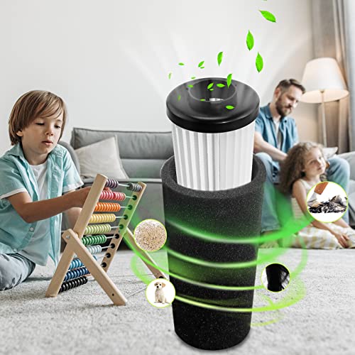 F112 Filter Replacement for Dirt Devil Endura F112 Replacement Odor Trapping Filter, Compatible with Dirt Devil F112 UD20120NC UD70161 UD70167 UD70181 UD70187 UD70171 UD70174 UD70174B UD70164 LUXRILIX