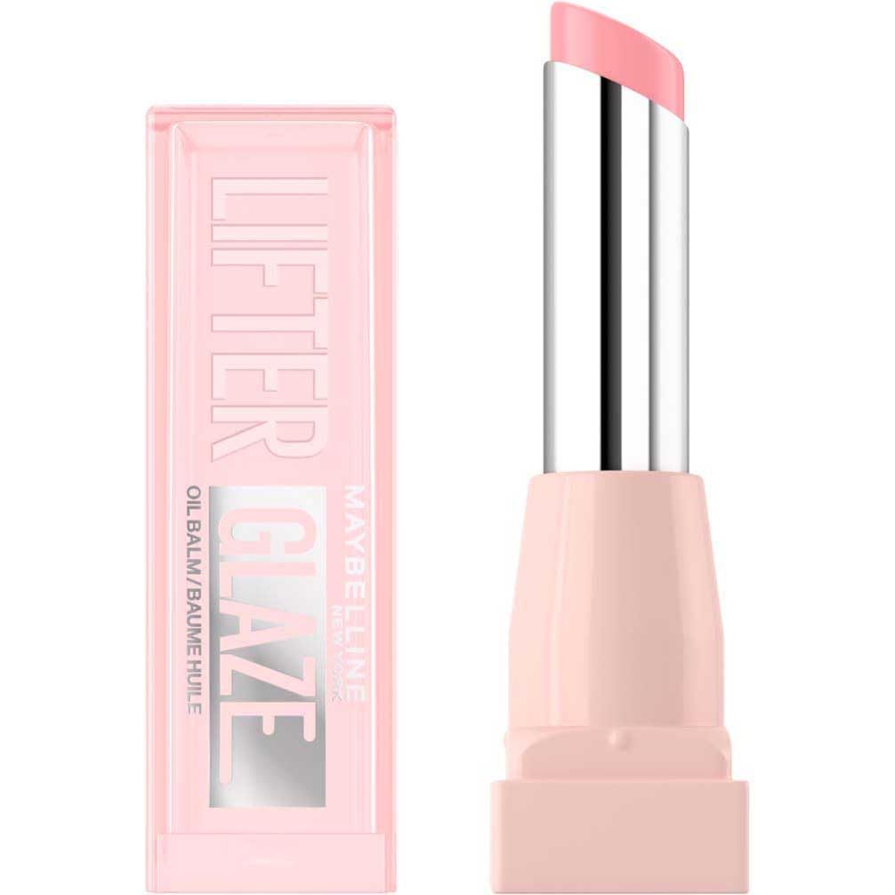 Maybelline New York Bálsamo Labial con Color, Labios Suaves y Brillantes, Hasta 24h de Hidratación, con Ácido Hialurónico, Lifter Glaze, Tono 002 Pink Drip