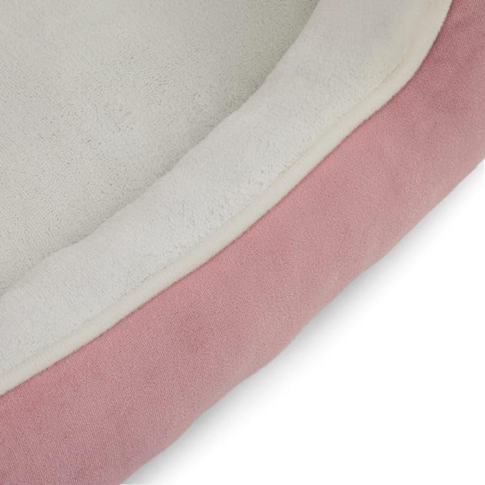 EveryYay by Petco Essentials Dog Bed Bundle 22" L X 18" W X 6.5" H Small Pink