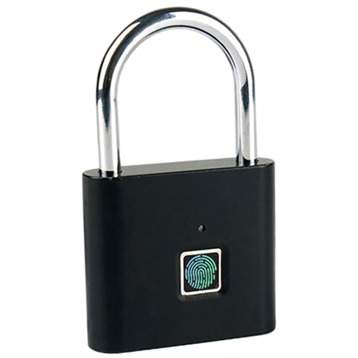 HOMSFOU Portable Fingerprint Padlock Aluminum Alloy Digital Locker Lock Pad Locks Code Mailbox