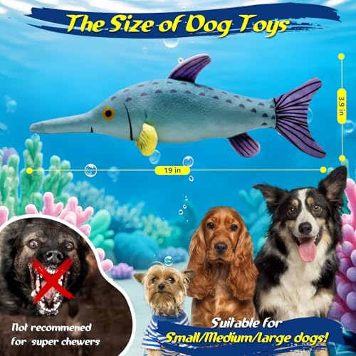 Image of Fuufome Large Squeaky Dog Chew Toy, Ideal Dog Toys for Chewers, for Small and Medium Breed Puppies or Dogs