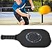 Jinlorion Outdoor Sport Carbon Fiber Paddle, Lightweight and Sturdy Racquet, Polypropylene Core for Optimal Ball Control, Comfortable Grip Handle, Lower Edge Guard Prot