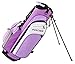Precise M3 Women's Right Handed Complete Golf Club Set Includes 12* Driver, 3 Wood, 21* Hybrid, 6-9 Irons, Pitching Wedge, Putter, Deluxe Stand Bag & 3 Headcovers, Stylish Purple, Tall Ladies