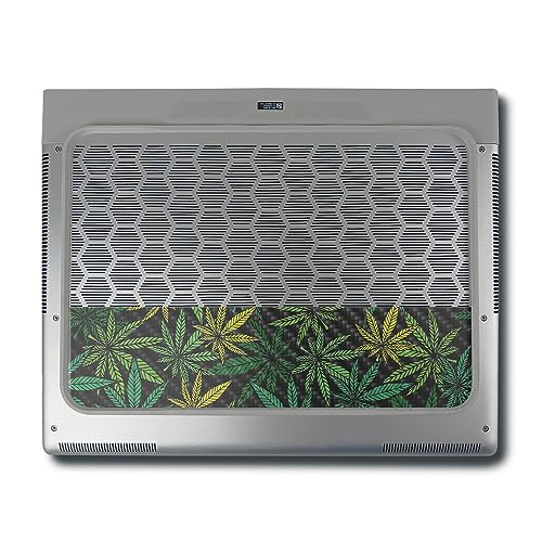 Image of MightySkins Carbon Fiber Skin Compatible with Alienware X16 R1 (2023) Full Wrap Kit - Cannabis Culture | Protective, Durable Textured Carbon Fiber Finish | Easy to Apply | Made in The USA
