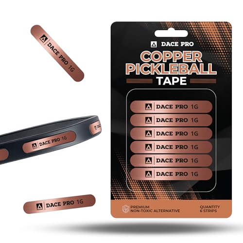 Copper Weighted Pickleball Paddle Tape – 1g Precision Strips for Fine-Tuned Paddle Weighting, Lead-Free Alternative to Lead & Tungsten Tape for Balance, Control, Stability & Sweet Spot