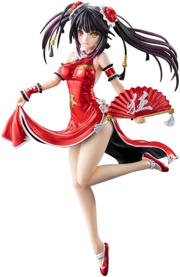 Chara Ani Date A Live III: Kurumi Tokizaki (Chinese Dress Repaint Version) 1:7 Scale PVC Figure, Multicolor