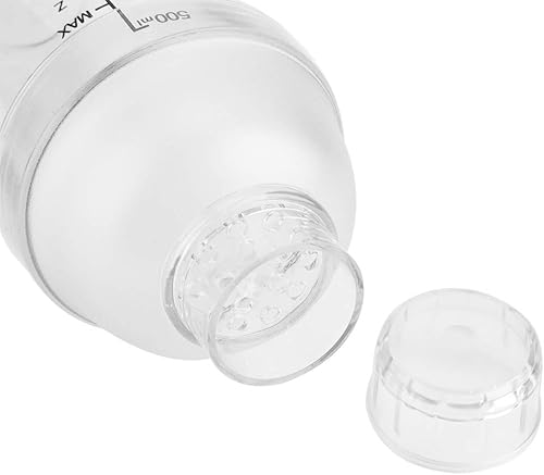 Miniatura 6 de Coctelera transparente antifugas, coctelera de policarbonato transparente con escala, coctelera de bebidas, botella, herramienta de pub (16.9 fl oz)