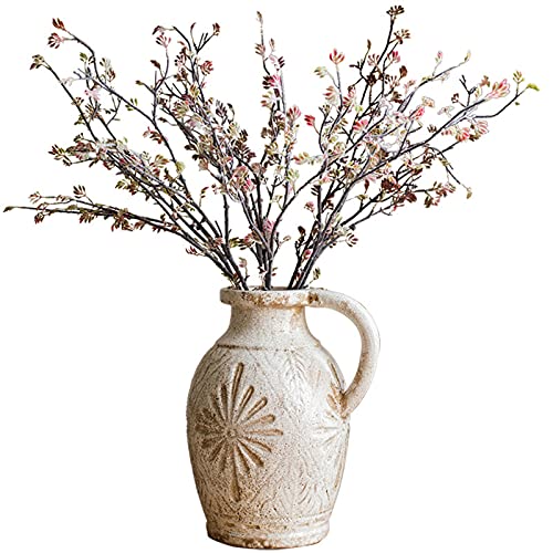 Vase en céramique blanche style retro rural pour sublimer vos fleurs - 2