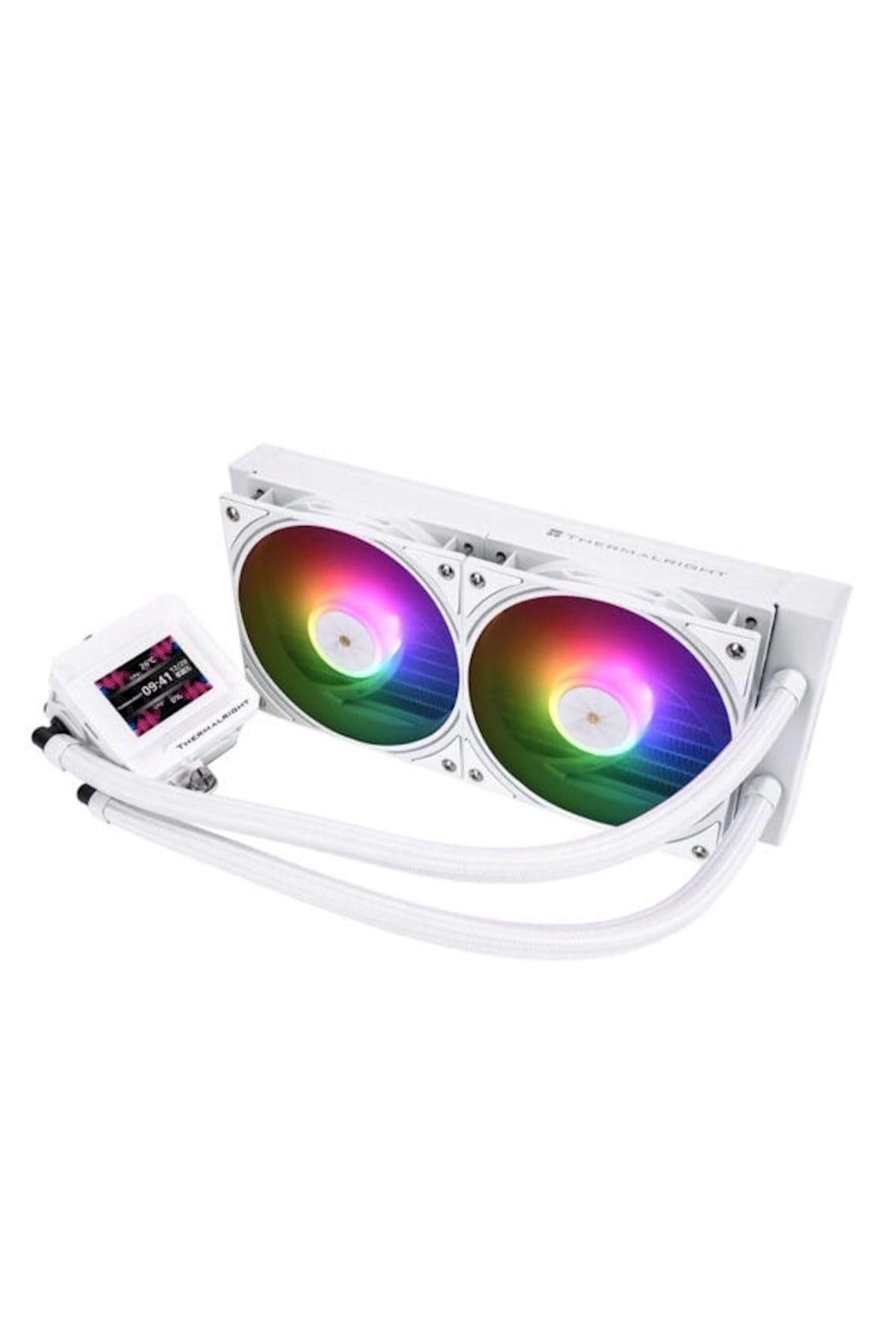 ThermalRight Frozen Warframe 240 SE ARGB White Refroidisseur liquide pour processeur compatible Intel-AMD Blanc 240 mm