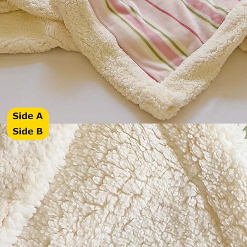 Couverture en velours extra double plaid épais pour lit maison et bureau