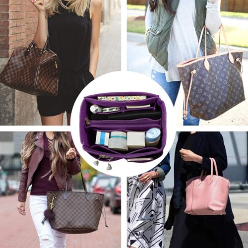 Image of Purse Organizer Insert, Handbag & Tote Organizer, Bag in Bag, Perfect for Speedy Neverfull and More