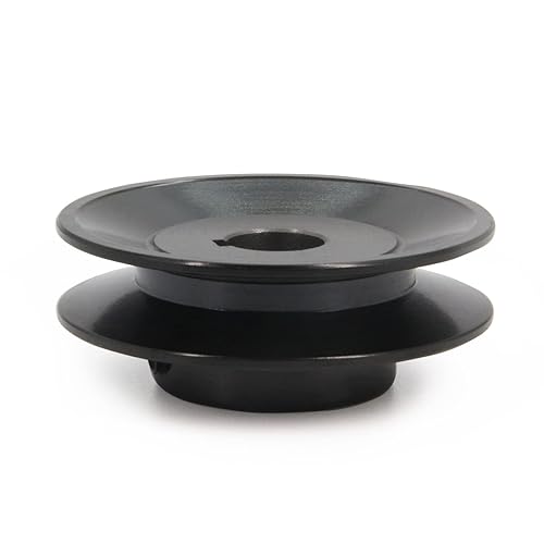 Miniatura 7 de Zeberoxyz AK28 - Poleas de banda de una sola ranura, 2.8 pulgadas de diámetro de 58 pulgadas de diámetro exterior, hierro fundido para cinturón en V