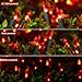zerproc Red Christmas Lights, 33ft 100 LED String Lights, 120V UL Certified Xmas Tree Lights for Christmas, Halloween, Patio, Holiday, Party, Home, Indoor and Outdoor Decoration