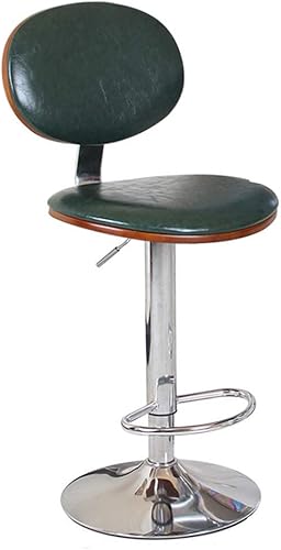 Taburetes de bar YLCJ Taburetes de bar de lujo de cocina de 360 grados giratorios para pub de altura ajustable asiento suave con respaldo redondo de disponible en Yaxa Colombia