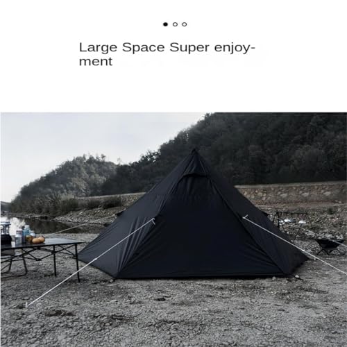 Carpa para Camping XCLLAM 2 Personas Negra miniatura 7