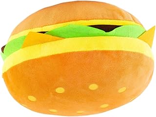 Balacoo Burger Pillow Food Throw Pillows Plush Throw Pillows Chair Cushion Pillows Burger Toy Stuffed Chair Pillow Decorative Pillows for Sofa