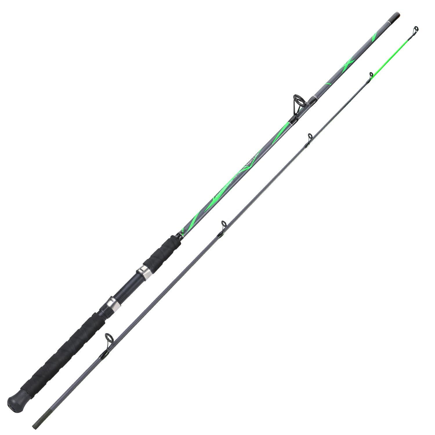 Sougayilang Spinning Rods, Strong Carbon&Glass Composite Fishing Pole with Stainless Steel Line Guides for Catfish- 7'0"