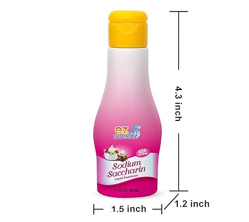 Miniatura 5 de Sacarina de sodio (1.7 oz - Edulcorante líquido 625 porcionesbotella)  Paquete de 2