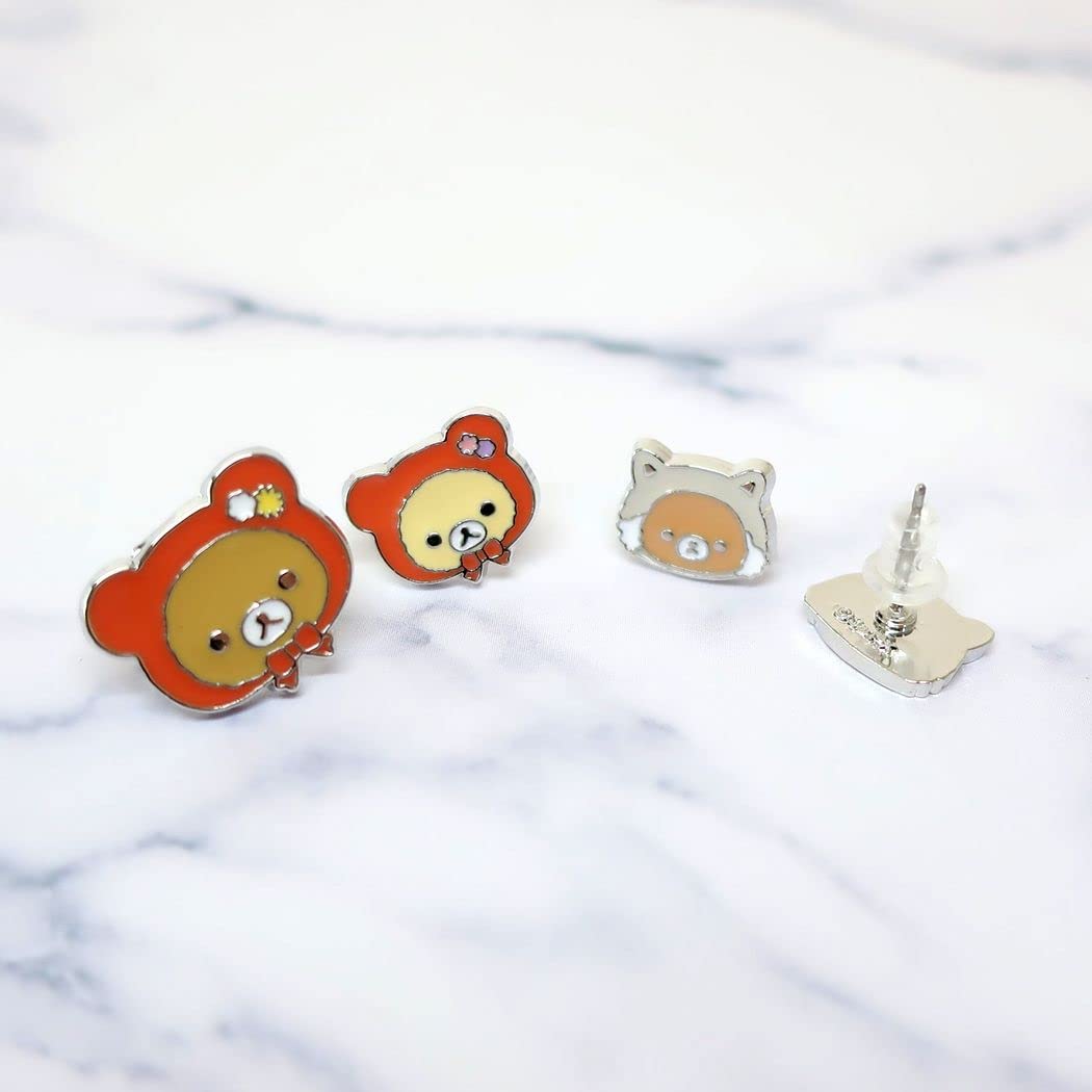 美品♡リラックマ コスメBOX イエロー ＆オレンジ♡アクセサリーケース＆グッズ 美品♡リラックマ コスメBOX イエロー ＆オレンジ♡アクセサリー