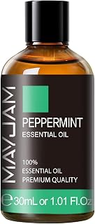 Peppermint Essential Oil, MAYJAM Peppermint Oil for Diffusers for Home, 30ML Pure Essential Oils for Humidifiers or DIY Bath Bomb for Home-1.01FL.OZ