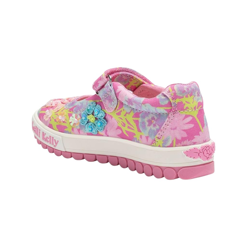 Lelli Kelly Eloise Dolly LK4911 - Scarpe in tela con paillettes e fiori