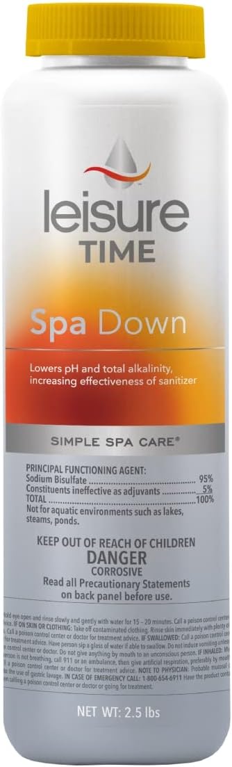 Leisure Time 22338 Spa Down, pH Reducer for Hot Tu