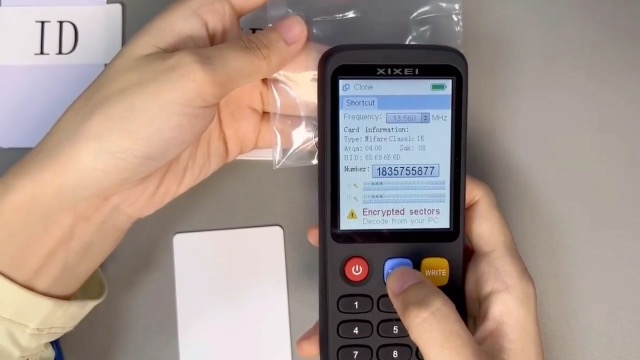XIXEI X7 NFC RFID Card Copier Reader Writer Duplicator for Multi