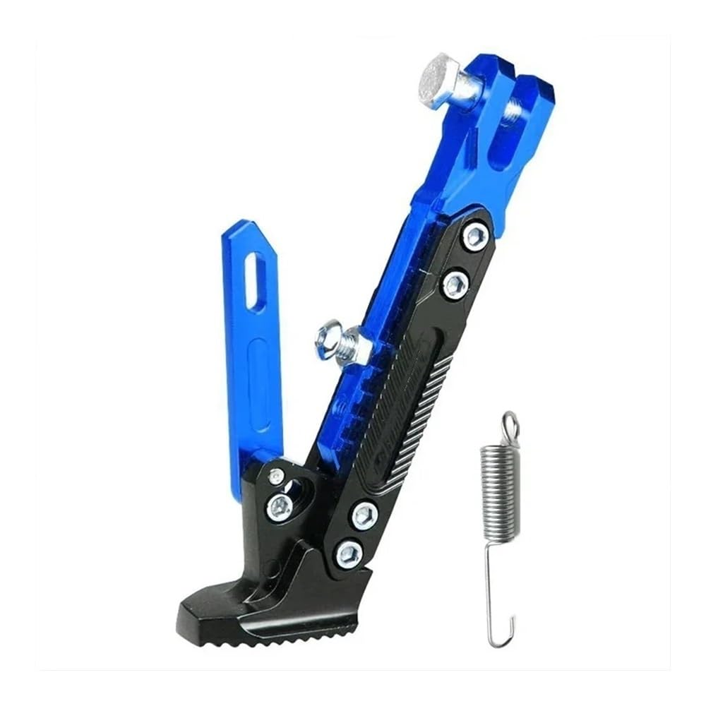 Motocicleta Soporte Pie Estacionamiento Caballete Lateral de Metal Ajustable para Motocicleta y Bicicleta, Soporte Apoyo para, estacionamiento, Accesorios